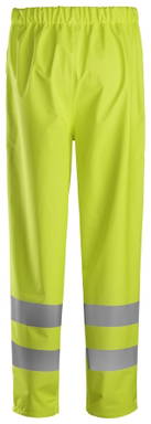 Snickers ProtecWork, Regenbroek PU, High-Vis Klasse 2 8267