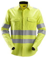 Snickers ProtecWork, T-shirt de soudage à manches longues, haute visibilité classe 3 8565