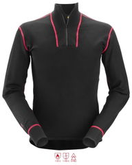 Snickers ProtecWork, Wollen Shirt met Lange Mouwen en Rits 9462