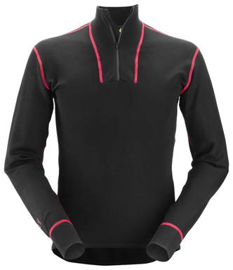 Snickers ProtecWork, Wollen Shirt met Lange Mouwen en Rits 9462