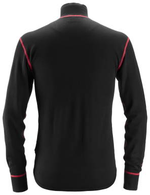 Snickers ProtecWork, Wollen Shirt met Lange Mouwen en Rits 9462
