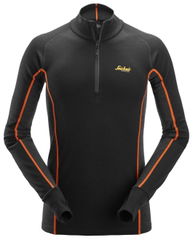 Haut de sous-vêtement Snickers Merino Stay Warm à demi-fermeture éclair 9482