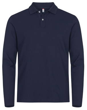 Clique Stretch Premium Polo L/s 028262