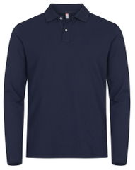 Clique Stretch Premium Polo L/s 028262