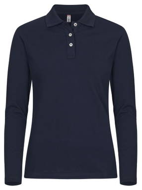 Clique Stretch Premium Polo L/s Women 028263