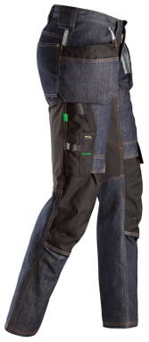 Snickers FlexiWork Denim Werkbroek+ met Holsterzakken 6955