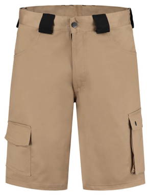 Kurze Arbeitshose - Khaki/schwarz