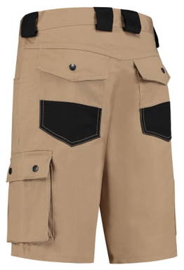 Kurze Arbeitshose - Khaki/schwarz