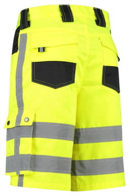 RWS Hochsichtbare kurze Arbeitshose - Fluoreszierendes Gelb