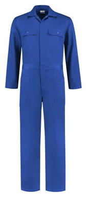 Combinaison enfant polyester/coton - Bleu barbeau