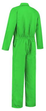 Combinaison polyester/coton - Vert pomme