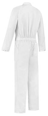 Combinaison polyester/coton - Blanc