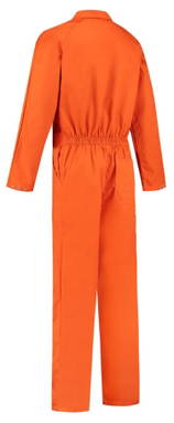 Combinaison polyester/coton - Orange