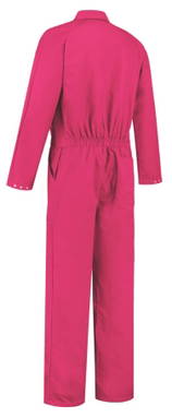Combinaison polyester/coton - Fuchsia