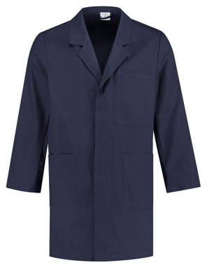 Stofjas met drukknoopsluiting - Navy