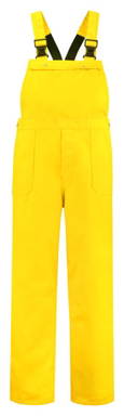 Latzhose Polyester/Baumwolle - Gelb