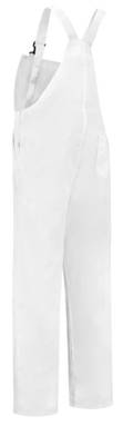Latzhose Polyester/Baumwolle - Weiß