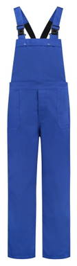 Latzhose Polyester/Baumwolle - Kornblumenblau