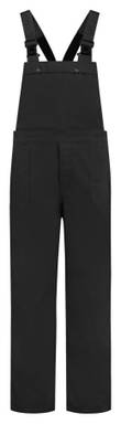 Latzhose Polyester/Baumwolle - Schwarz