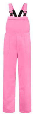 Latzhose Polyester/Baumwolle - Rosa