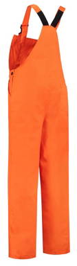 Latzhose Polyester/Baumwolle - Orange