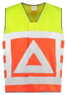 Fluorescent yellow/orange