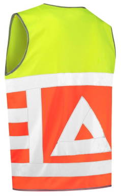 RWS Safety vest traffic controller - Fluorescent yellow/orange