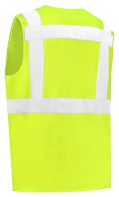 RWS veiligheidsvest met rits - Fluo-geel
