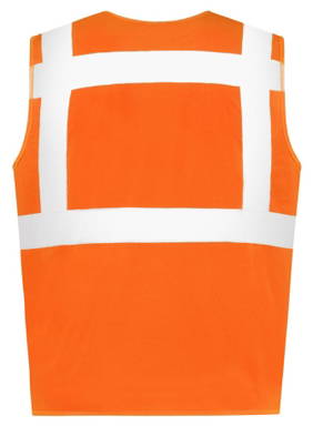 RWS veiligheidsvest met rits - Fluo-oranje