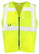 RWS veiligheidsvest met rits - Fluo-geel