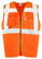 RWS veiligheidsvest met rits - Fluo-oranje
