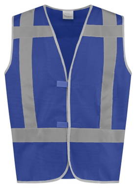 Safety vest - Cornflower blue