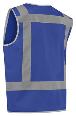 Safety vest - Cornflower blue