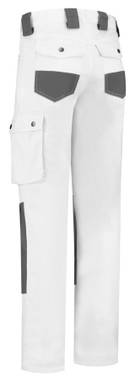 Werkbroek met Cordura kniezakken - Wit/grijs