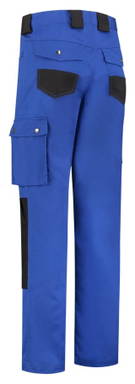 Werkbroek met Cordura kniezakken - Korenblauw/zwart