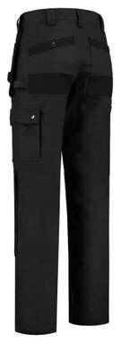Werkbroek met Cordura kniezakken en holsterzakken - Zwart