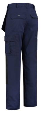 Werkbroek met Oxford kniezakken en holsterzakken - Navy/zwart