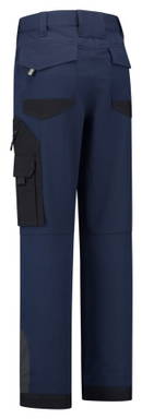 Stretch ripstop werkbroek - Navy/zwart