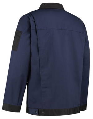 Werkjack met drukknoopsluiting - Navy/zwart