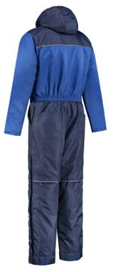 Gefütterter Winteroverall - Kornblumenblau/Navy