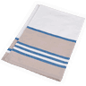 White / royal blue
