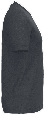 Basis-T-Shirt aus Bio-Baumwolle - Französisch Marine meliert