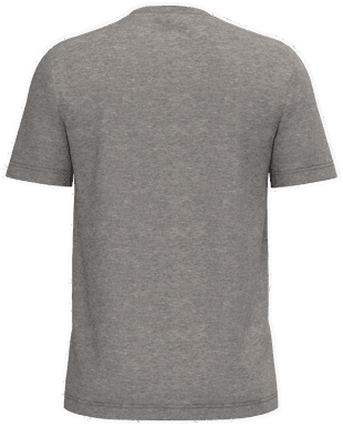 Basis-T-Shirt aus Bio-Baumwolle - Grau meliert