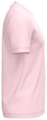 Basis-T-Shirt aus Bio-Baumwolle - Blassrosa