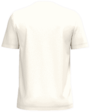 Basis-T-Shirt aus Bio-Baumwolle - Kokosmilch