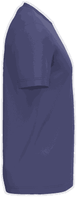 Basis-T-Shirt aus Bio-Baumwolle - Tiefviolett