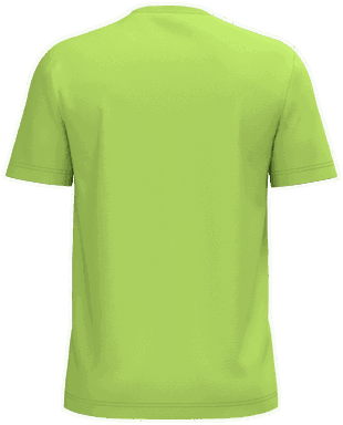 Basis-T-Shirt aus Bio-Baumwolle - Limettengrün