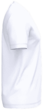 Basis-T-Shirt aus Bio-Baumwolle - Weiß