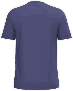Basis-T-Shirt aus Bio-Baumwolle - Tiefviolett
