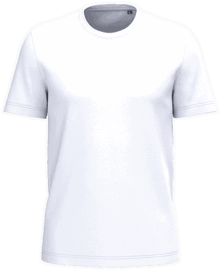 Basis-T-Shirt aus Bio-Baumwolle - Weiß